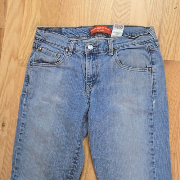 Levi's Y2K Nouveau Boot Cut Stretch Jeans 515 size 6L=M - Picture 3 of 6